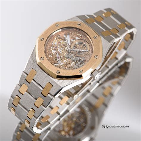 buy audemars piguet skeleton - two tone skeleton ap.